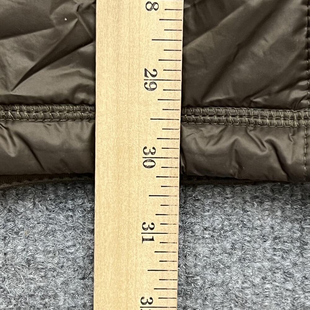 Athleta Jacket Womens Small Brown Quilted Hooded Full Zip Long Coat - Picture 10 of 10